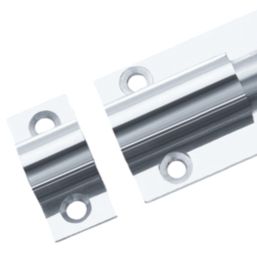 Smith & Locke Barrel Door Bolt Polished Chrome 63mm