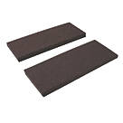 Brown Rectangular Self-Adhesive Felt Pads 200mm x 80mm 20 Pack