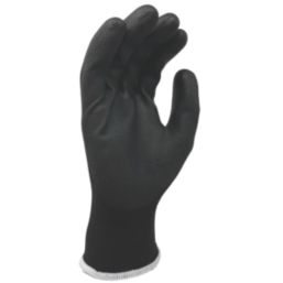 MCR Safety GP1002PU General Handling Gloves Black Medium 1 Pair