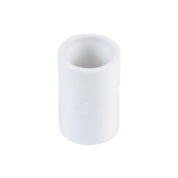 FloPlast Straight Couplings White 21.5mm 5 Pack
