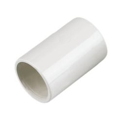 FloPlast Straight Couplings White 21.5mm 5 Pack