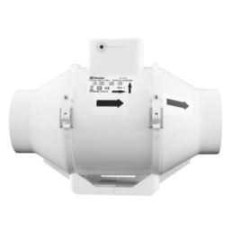 Xpelair XIMX100+T 4" Axial Inline Extractor Fan with Timer 220-240V