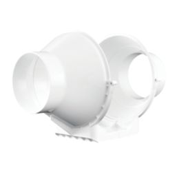 Xpelair XIMX100+T 4" Axial Inline Extractor Fan with Timer 220-240V