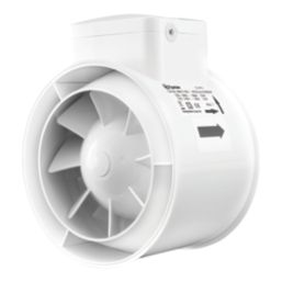 Xpelair XIMX100+T 4" Axial Inline Extractor Fan with Timer 220-240V