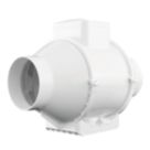 Xpelair XIMX100+T 4" Axial Inline Extractor Fan with Timer 220-240V