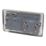Hager Sollysta WRCC50NBSB 45A 1-Gang 2P+E Cooker Switch & 13A DP Switched Socket Brushed Steel with LED with Black Inserts