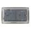 Hager Sollysta WRCC50NBSB 45A 1-Gang 2P+E Cooker Switch & 13A DP Switched Socket Brushed Steel with LED with Black Inserts