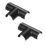 D-Line Black Micro+ Trunking Equal Tees 20mm x 10mm 2 Pack