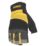 DEWALT Performance Fingerless Gloves Black / Yellow / Grey Medium