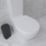 Croydex Capri Soft-Close Toilet Seat Polypropylene White