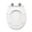 Croydex Capri Soft-Close Toilet Seat Polypropylene White
