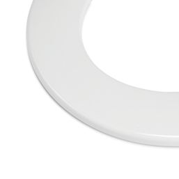 Croydex Capri Soft-Close Toilet Seat Polypropylene White