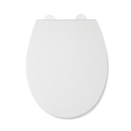 Croydex Capri Soft-Close Toilet Seat Polypropylene White