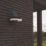 Lutec Runda Outdoor LED Solar Wall Light With PIR Sensor Dark Grey 1300lm