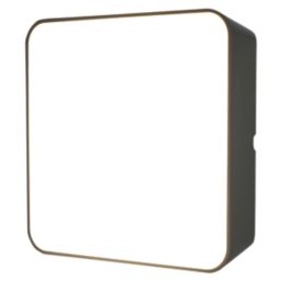 LAP  Outdoor Square LED Bulkhead Black 12W 1000lm