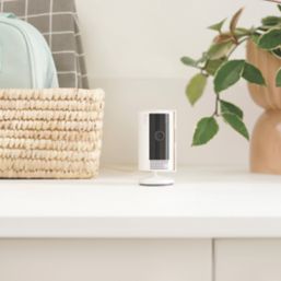 Ring  Mains-Powered White Wired 1080p Indoor Cylinder Smart Cameras (2nd Gen) 2 Pack