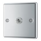 LAP  20A 16AX 1-Gang 2-Way Toggle Switch  Polished Chrome