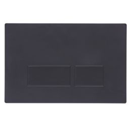 Quad Dual-Flush Flushing Plate Black