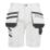 Site Kirksey Shorts White/Grey 38" W