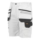 Site Kirksey Shorts White/Grey 38" W