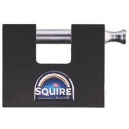 Squire Hi Security Hardened Steel  Weatherproof  Container Padlock 80mm