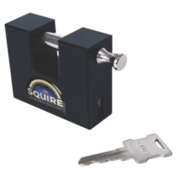 Squire Hi Security Hardened Steel  Weatherproof  Container Padlock 80mm