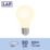LAP  E27 A60 LED Light Bulb Milky 806lm 4.9W 4 Pack