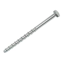 Rawlplug LX Zinc-Plated Steel Concrete Screwbolts M8 x 150mm 10 Pack
