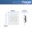 Hager Sollysta WMPS22 10AX 2-Gang 2-Way Light Switch  White