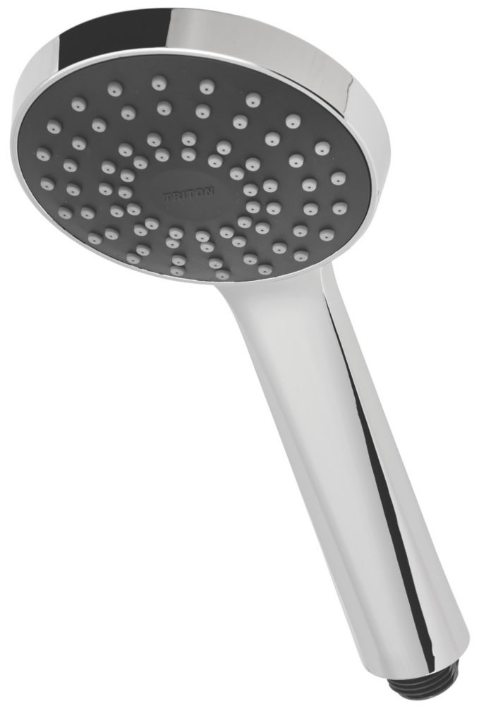 Triton Eva Shower Head Chrome 95mm x 236mm Screwfix