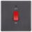 LAP  45A 1-Gang DP Cooker Switch Slate Grey with LED