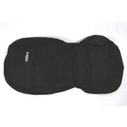 Hilka Pro-Craft Single Front Seat Cover 1350mm x 650mm Black 2 Pack