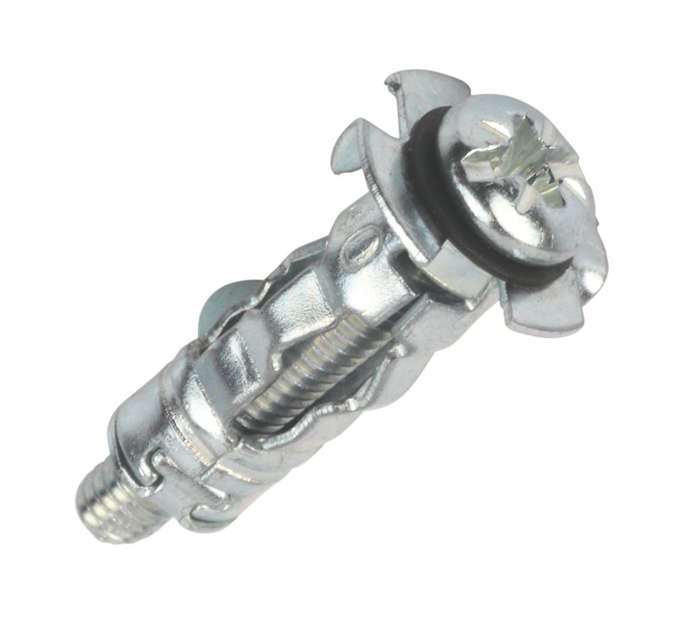 Rawlplug Sm Interset Plasterboard Fixings M4 x 20mm 100 Pack - Screwfix