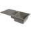 1.5 Bowl Plastic & Resin Kitchen Sink & Drainer Grey Reversible 1000mm x 500mm