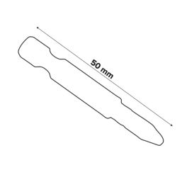 Erbauer  1/4" 50mm Hex Shank PZ2 Impact Screwdriver Bits 3 Pack