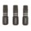 Erbauer  1/4" 25mm Hex Shank TX30 Impact Screwdriver Bits 3 Pack