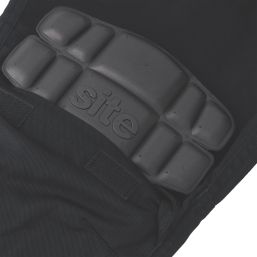 Site Heyward Womens Work Trousers Black Size 8 31" L