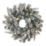 Octanis 500mm Indoor  Battery LED Pre Lit Artificial Christmas Wreath