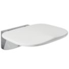 ETAL Wall Mounted Fold Down Shower Seat White