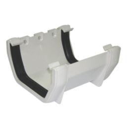 FloPlast  uPVC Square Union Bracket White 114mm