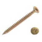 Goldscrew  PZ Double-Countersunk Thread Cutting Multipurpose Screws 3.5mm x 30mm 200 Pack