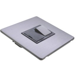 LAP  13A Switched Fused Spur  Slate-Effect with Black Inserts