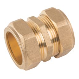 Midbrass  Brass Compression Adapting Female Coupler 15mm x 1/2"