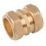 Midbrass  Brass Compression Adapting Female Coupler 15mm x 1/2"