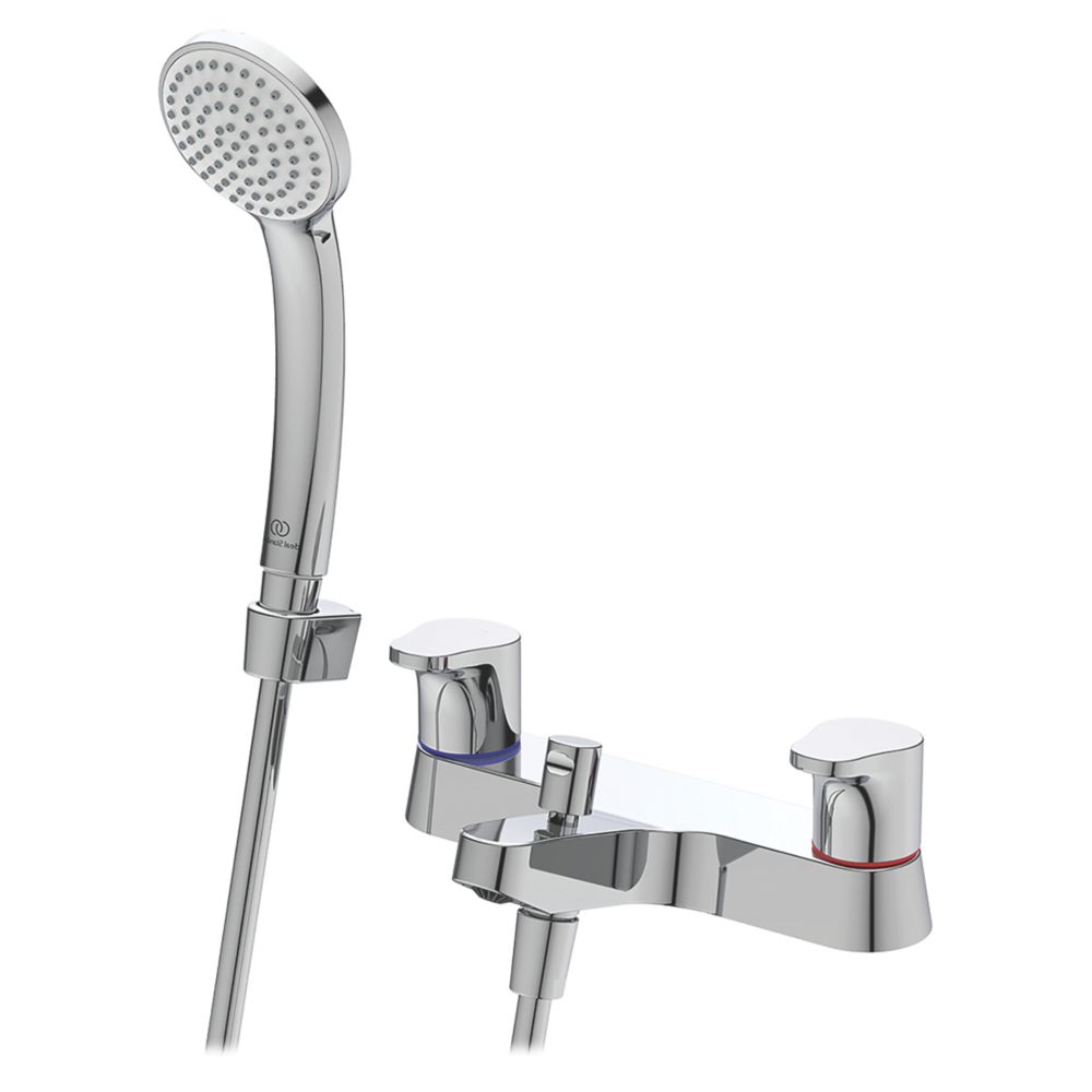 Ideal Standard Cerabase Chrome 81mm Deck Mounted Dual Control Manual ...