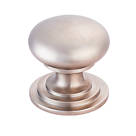 Fingertip Design Victorian Mushroom Cupboard Knob  Satin Nickel