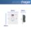 Hager Sollysta WMDP50N 50A 1-Gang 2P+E Control Switch White with LED