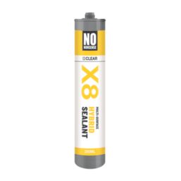 No Nonsense X8 Hybrid Sealant & Adhesive Clear 290ml