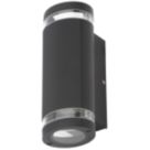 Zink Helix Outdoor Up/Down Light Black