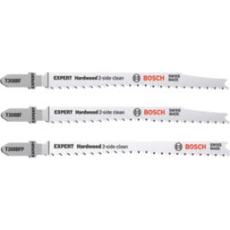 Bosch Expert T 308 Multi-Material Hardwood 2-Side Clean Jigsaw Blades 3 Pack